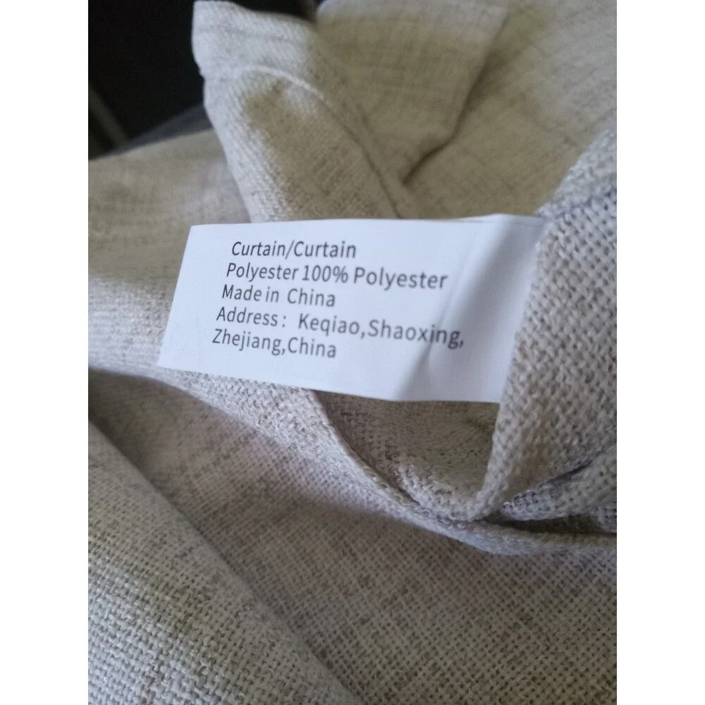 52w X 84l YoungsTex curtain textured, linen-like fabric 100% Polyester, 1pc